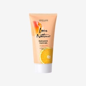 Love Nature Radiance Face Gel with Organic Apricot and Orange
