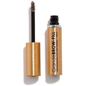 Grande Cosmetics GrandeBROW-FILL Volumizing Brow Gel, Tinted or Clear Eyebrow Mascara, Soft Flexible Hold, Water Resistant