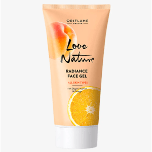 Love Nature Radiance Face Gel with Organic Apricot & Orange